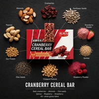 Barra de Granola a Base de Plantas, Nutrición Dietética Pura, Reemplazo de Comida Vegano, Gestión de la Salud, Alimento Saludable, Barra de Cereal, Reemplazo de Comida