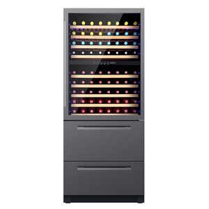Refrigerador de Vino Comercial Vertical Integrado para Restaurantes con Puerta de Espuma Sólida - Product Image 2