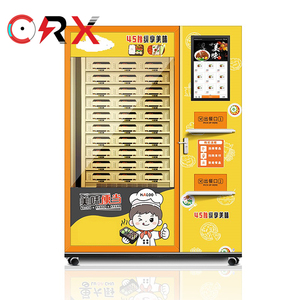 Automatic Fast Food Breakfast meal Lunch Box hot food Vending Machine for office