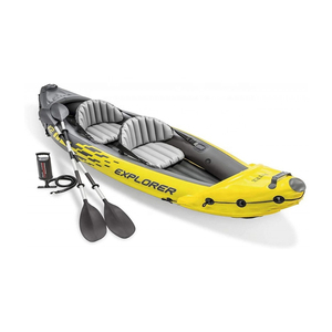 <span class=keywords><strong>Kayak</strong></span> Doble <span class=keywords><strong>Inflable</strong></span> <span class=keywords><strong>Intex</strong></span> B08 PVC K2 para 2 Personas, <span class=keywords><strong>Kayak</strong></span> de Pesca con Piso de Viga en I, Amarillo - Product Image 1