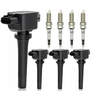 Высокое качество автомобиля bobinas de encendido для Mazda 6 CX5 H6T61271 4 Катушка зажигания + 4 иридиевая Свеча зажигания pack PE2018100A(4 контакта) - Product Image 1