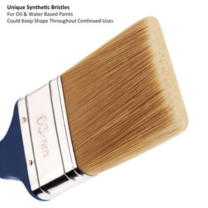 Industriële doe-het-zelf kwaliteit aanpasbare muurverfborstels bulk plastic handvat borstelharen filament OEM ondersteuning industriële verfborstels - Product Image 3