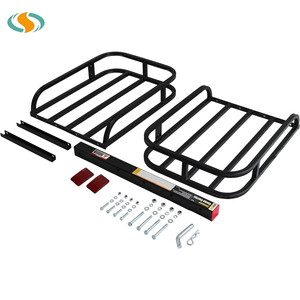<span class=keywords><strong>Porte</strong></span>-bagages arrière universel en acier au carbone 59x20 pouces, capacité 500 LBS, panier de <span class=keywords><strong>remorque</strong></span>, adaptateur 2-en-1, kit carrosserie extérieur - Product Image 3