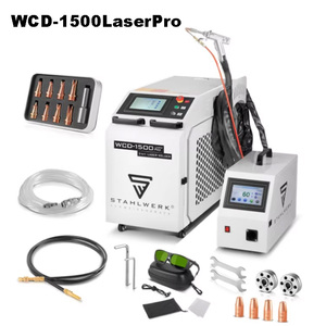 Machine de soudage laser à fibre 3-en-1 1500W pour le nettoyage, la découpe et le soudage manuel, pour tous les métalurgistes (STAHL WERK WCD1500) - Stock UE - Product Image 1