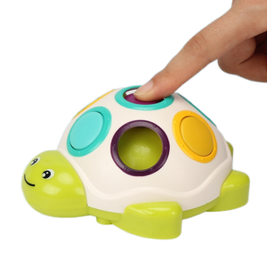 Giocattolo in Legno a Forma di Tartaruga e Riccio per Neonati, Gioco Sensoriale Educativo per lo Sviluppo della Concentrazione - Product Image 1