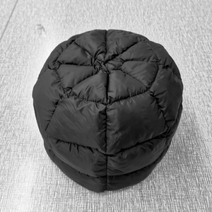 Cappello Beanie Invernale in Tessuto di Nylon Imbottito in Piuma d'Oca, Ultra-leggero, Impermeabile, Antivento, a 6 Pannelli, con Motivo Cartoon, Fibbia in Rame Dorato - Product Image 5