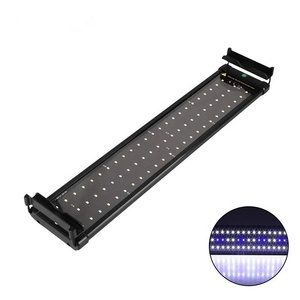 Lampe d'aquarium à LED avec éclairage bleu clair blanc Support d'herbe aquatique en plastique pour aquarium Pet Fish Tank Eclairage décoratif - Product Image 2