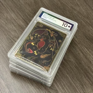 Japan Anime Comic Art <strong>Pokemoned</strong> <strong>Metal</strong> <strong>Cards</strong> with Slabs <strong>Rare</strong> Limited Collection Rating <strong>Card</strong> Toys for Kids Gifts - Product Image 4