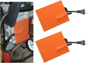 Car Engine Silicone Electric Heating Pad 120v 300w 6x8 Inch Universal Engine <b>Heater</b> Car Oil Pan <b>Heater</b> Pad - Product Image 2
