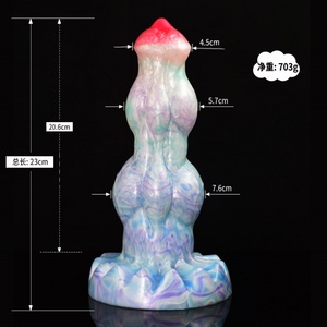 NEW Huge Knot Ice Dragon Series Penis <b>Dildo</b> With Suction Cup Vagina Plug Anal Gay Adult Sex Toys for Couples - Product Image 4