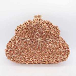 Bolso de Mano con Forma de <span class=keywords><strong>Pavo</strong></span> <span class=keywords><strong>Real</strong></span>, con Logotipo de Novia, para Fiesta, con Brillantina, para Mujer, con Cristales y Pedrería - Product Image 2