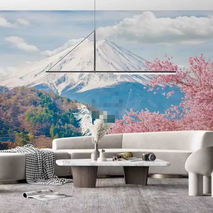 Japan Mount <span class=keywords><strong>Fuji</strong></span> Sakura View 3D Peel and Stick Wallpaper para <span class=keywords><strong>restaurante</strong></span> - Product Image 2