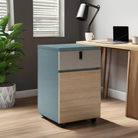 Armoire de classement mobile à 2 tiroirs KENO |   Meuble de rangement sous bureau, unité de rangement verrouillable, mobilier de bureau E1, vente en gros en Australie