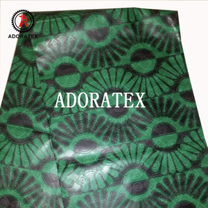 Tissu africain Ankara, gaufrage véritable bloc imprimés, cire design <span class=keywords><strong>bazin</strong></span> 3D, vente en gros, nouvelle collection 2020 - Product Image 5