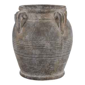 Vaso Decorativo in Terracotta con Manici per Arredamento Soggiorno, Accento per Camera da Letto, Ingresso, Tavolo, Ufficio - Product Image 1
