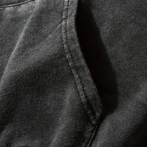 2025 Jacket Manufacturer Wholesales <b>Men's</b> Acid Washed Vintage Boxy <b>Hoodies</b>, Suitable for Hip-hop Street Style - Product Image 5