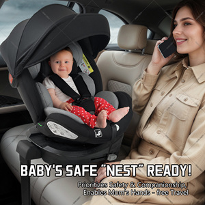 360 °   Siège auto pivotant pour enfant avec ISOFIX, pour les âges de 0 à 12 ans, certifié I-Size (<span class=keywords><strong>ECE</strong></span> R129) - Product Image 3