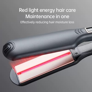 Brosse lissante électrique <span class=keywords><strong>mini</strong></span> portable Traitement de lissage des cheveux à la protéine <span class=keywords><strong>Fer</strong></span> à lisser multifonction LCD avec infrarouge - Product Image 4
