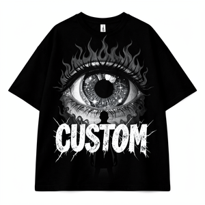 Camiseta de Algodón 100% de Alto Gramaje con Logo Personalizado, Corte Holgado, Estilo Urbano Vintage con Lavado Ácido y Hombros Caídos, para Hombre, Venta al por Mayor a Granel - Product Image 3