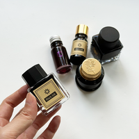 Stylo plume en verre en gros encrier bouteille d'encre 30 ml 25ml bouteille d'encre en verre