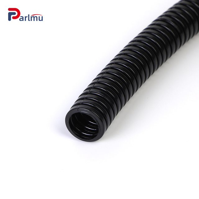 Plastic Corrugated Tubes - PP Flame Retardant Flexible Conduit - for Automotive Wire Loom Machine Cable Protection