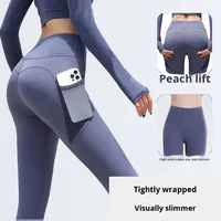 Leggings de yoga fitness sexy pantalon de yoga respirant cul pour la course à pied vente en gros