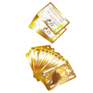 การ์ดเกมกระดานสำหรับครอบครัวและเพื่อนผู้ใหญ่แบบกำหนดเองพิมพ์โลโก้ OEM สำหรับเกมดื่มบนโต๊ะ