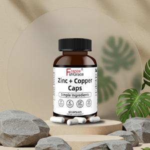 Compléments de zinc et de cuivre pour la clarté de la peau, la structure des cheveux et la santé cellulaire globale - Product Image 2