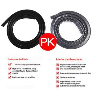 Guarnizione Universale in EPDM per Console Centrale <span class=keywords><strong>Auto</strong></span>, Doppio Slot per Schede, Facile Installazione, Riduce il Rumore, Sigillante per Porte Automobilistiche - Product Image 2