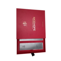 Boîte à tiroir rouge en papier kraft spécial couché EVA, fabrication directe d'usine OEM ODM, pour l'industrie cosmétique