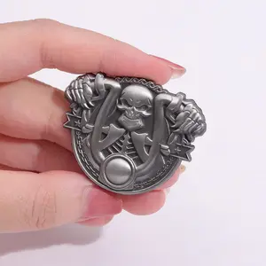 Insigne drôle créatif Halloween style punk foncé broche irrégulière accessoires personnalisé polyvalent médaille badge broche