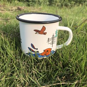 Tazas de Té de Esmalte con Diseño Floral Personalizado, No Tóxicas, para Exteriores, de 6 cm, 7 cm, 8 cm, 9 cm, 150 ml, 250 ml, 350 ml, 500 ml - Product Image 4