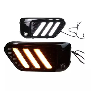 LED DRL di Marcia Diurna Luce Indicatori di Direzione Gialli Kit Per <span class=keywords><strong>BMW</strong></span> <span class=keywords><strong>X1</strong></span> <span class=keywords><strong>F48</strong></span> F49 2016 2017 2018 2019 - Product Image 1