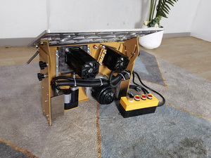 High-Power Brushless Motor Double Saw Blade Wood Saw Machines Table Saw for Woodworking Mini <b>Sliding</b> Table Saw - Product Image 6