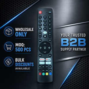 JCXK Blue Tooth und Voice 45 Tasten TV-Box Fernbedienung OEM ODM Factory ABS Form aus Kunststoffen - Product Image 1