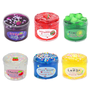 <span class=keywords><strong>Slime</strong></span> transparent Kawaii 5cm 70ml, simulation de pulpe de kiwi verte, jouet extensible anti-stress pour enfants, cadeau de fête, vente <span class=keywords><strong>en</strong></span> gros - Product Image 1