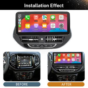 Autoradio Multimediale con Schermo Touch da 12.3'', 8 Core, 4G WIFI, Carplay, Android Auto, GPS per <span class=keywords><strong>Jeep</strong></span> <span class=keywords><strong>Compass</strong></span> <span class=keywords><strong>2017</strong></span> - Product Image 3