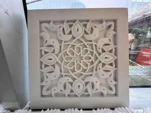 Maßge schneiderte GFRG Gips Wand paneel Feuerfeste Gips Bas <span class=keywords><strong>Relief</strong></span> im orientalischen Stil für Hotel & Haus Dekor - Product Image 3