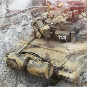 Modèle de char d'assaut <span class=keywords><strong>russe</strong></span> Henglong <span class=keywords><strong>T90</strong></span> professionnel, modèle de combat principal 3938, échelle 1:16, tout-terrain, 12 canaux, char militaire RC durable - Product Image 2
