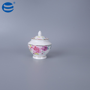 Veweet — service de table en céramique et porcelaine, <span class=keywords><strong>17</strong></span> pièces, nouveaux ensembles de café et de thé en porcelaine, en porcelaine - Product Image 4