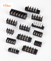 Bloc de bornes pour PCB avec vis 3.5/3.81/5.00/5.08/7.50/7.62mm, connecteur enfichable 300V 10A pour PCB