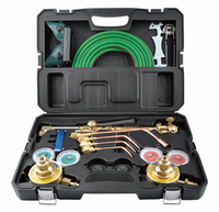 Kit de chalumeau de soudage portable Uweld, oxygène acétylène avec régulateur de gaz, kit de chalumeau de soudage et de découpe au gaz à vendre