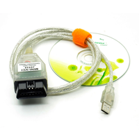 V17.00.020 para Toyota MINI VCI J2534 con FTDI FT232RL OBD OBD2 herramienta de diagnóstico de coche Cable de escáner automático