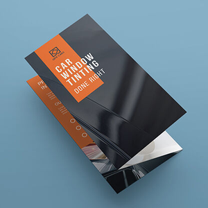 Flyer en papier d'art personnalisé, dépliant plié A4 A5 A6, brochure promotionnelle imprimable, trifold, dépliants d'introduction - Product Image 2