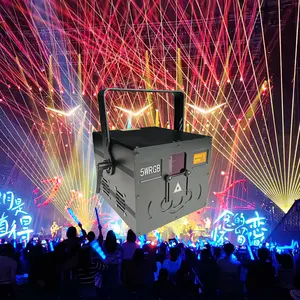 3W 5W 6W 바 스테이지 DJ 디스코 레이저 라이트 RGB 풀 컬러 애니메이션 레이저 프로젝터 크리스마스 실내 사용