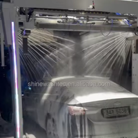 Lave-auto automatique sans contact à prix d'usine avec bras de levage ultrasonique, équipement de lavage de voiture robotisé à 360 degrés