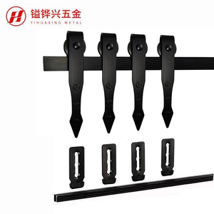 Ganchos de flecha para puertas de granero, paquete de 4, de acero laminado en frío, estilo rústico, accesorios para puertas correderas de armario - Product Image 2