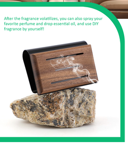 Nuevo Difusor de Aroma para Auto de Madera Maciza de Lujo, Clip para Visera, Aromatizante para Vehículo, Aroma Duradero, Eliminador de Olores, Regalo - Product Image 4