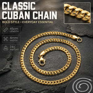 Pulsera de Eslabones Cubanos JAJGI de Moda Urbana Hip-Hop Unisex, Tono Plateado, Chapado en Oro de 18K, Superficie Pulida Impermeable, Tercera Generación - Product Image 5
