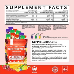 Электролитный порошок для восстановления после тренировок: гималайская розовая соль, витамины, микроэлементы, магний - Product Image 4